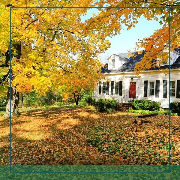 exterior of New England home