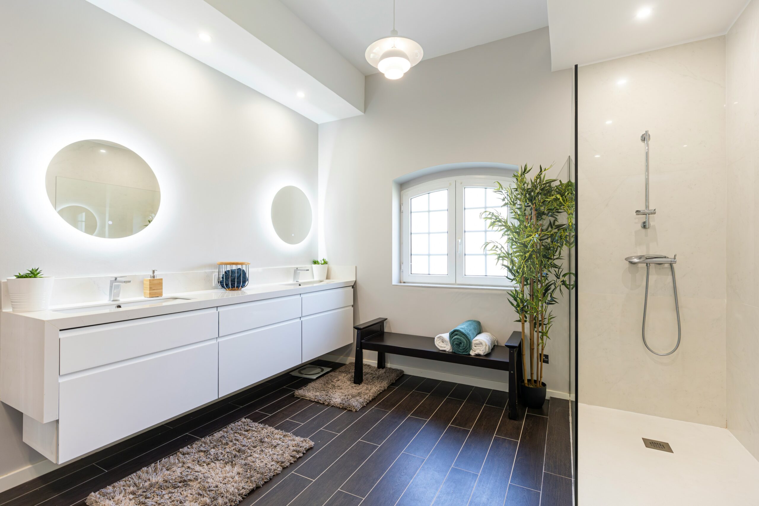 bathroom after a professional cleaning service