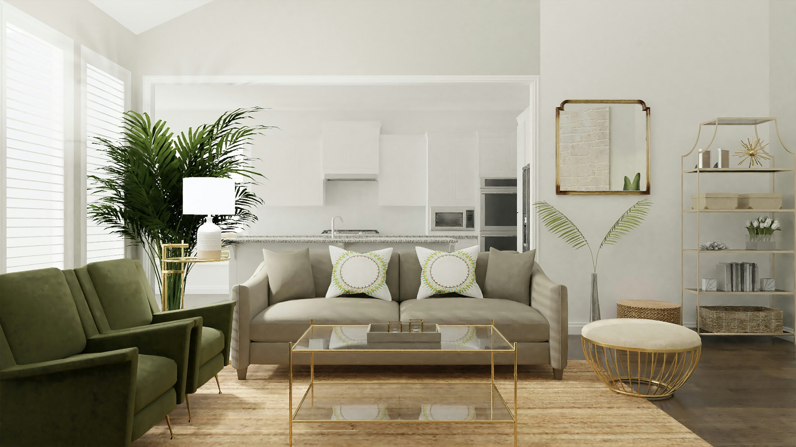 home interior after a cleaning service
