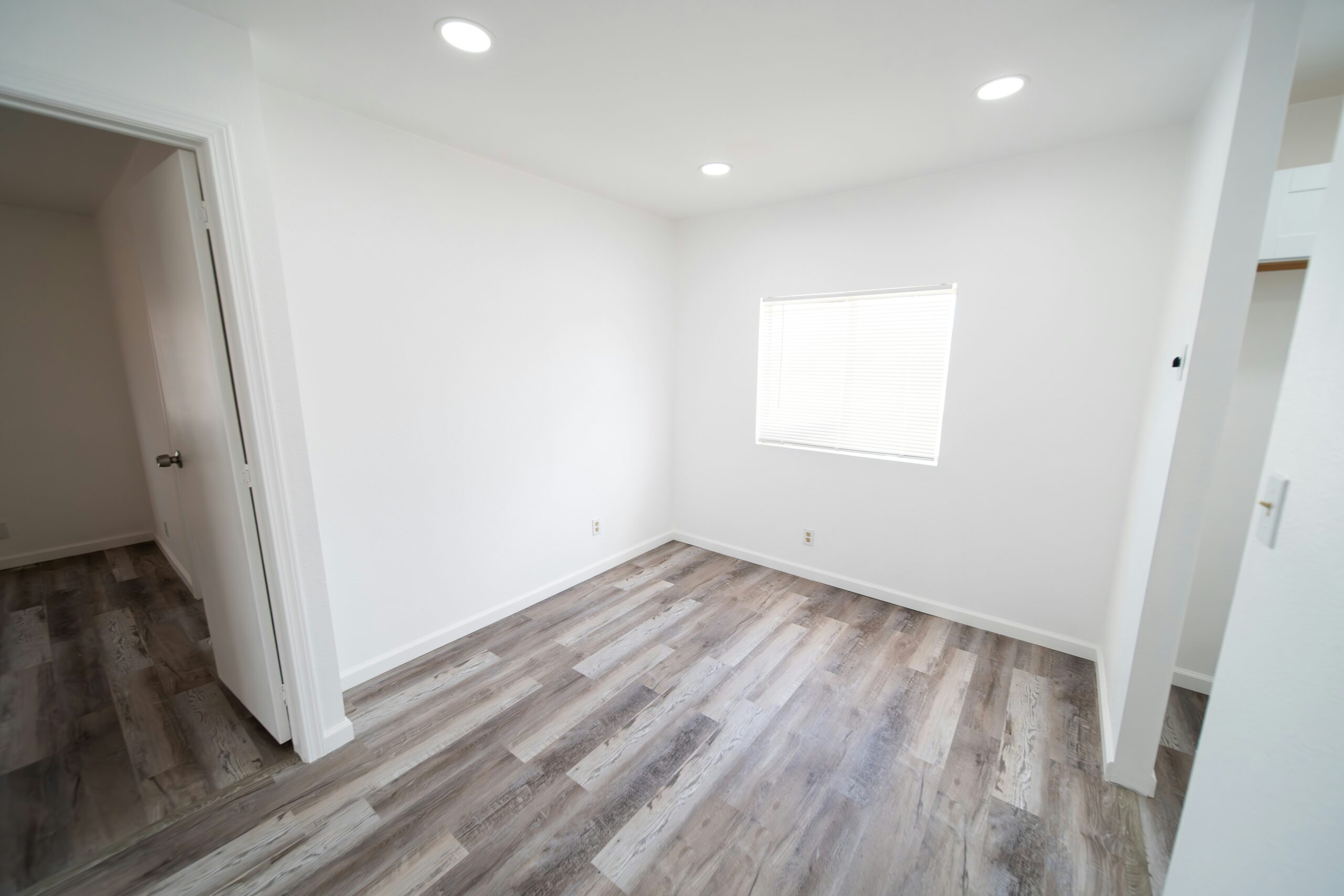 floor cleaned after being installed