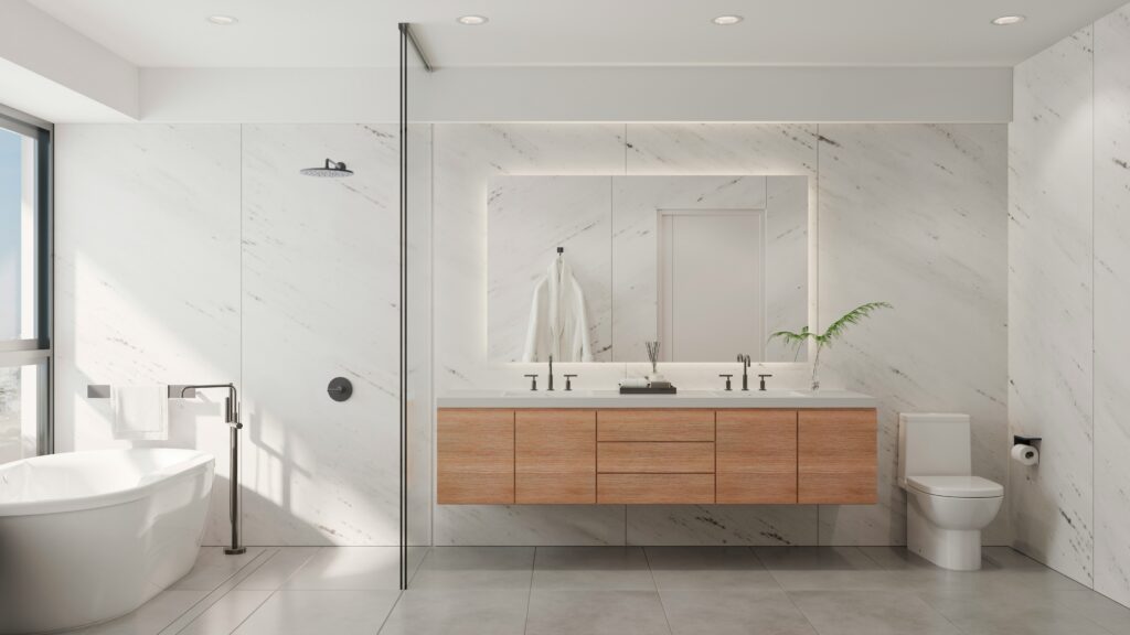bathroom cleaning